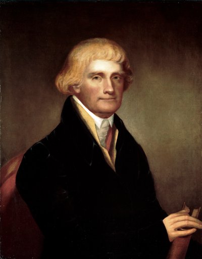 Portrait of Thomas Jefferson, c.1815-25 by American School